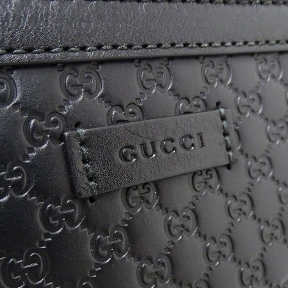 GUCCI Authentic Black Leather Shoulder Bag - Picture 8 of 10